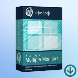 Actual Multiple Monitors 8 [ダウンロード版] / マルチモニタ用の便利なユーティリティソフト