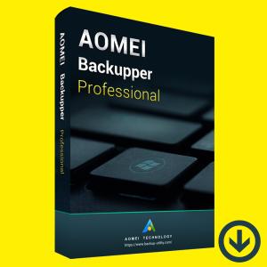 AOMEI Backupper Professional 最新版 [ダウンロード版] / ドライブやパーティションを丸ごとバックアップ