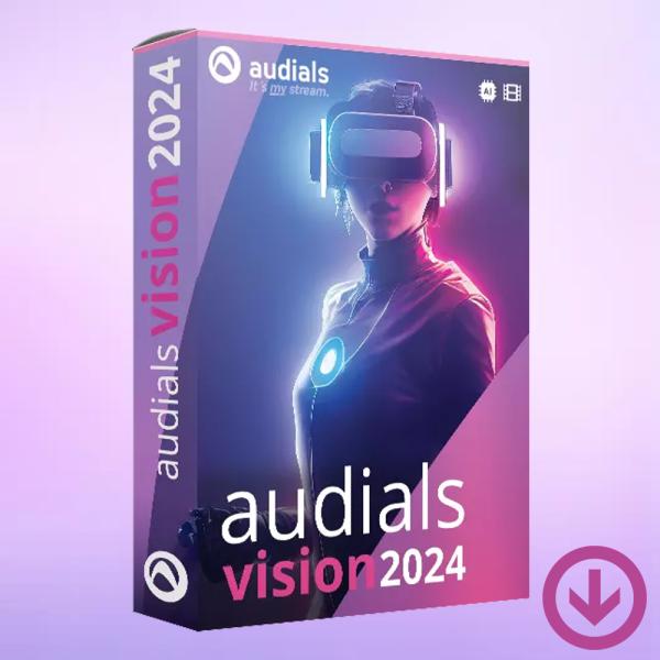 Audials Vision 2024 日本語版 永続ライセンス [ダウンロード版] / AI で動...