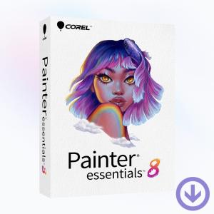 Corel Painter Essentials 8 通常版 [ダウンロード版] Windows/Mac対応 永続ライセンス 日本語 クイックスタートガイド付きの商品画像