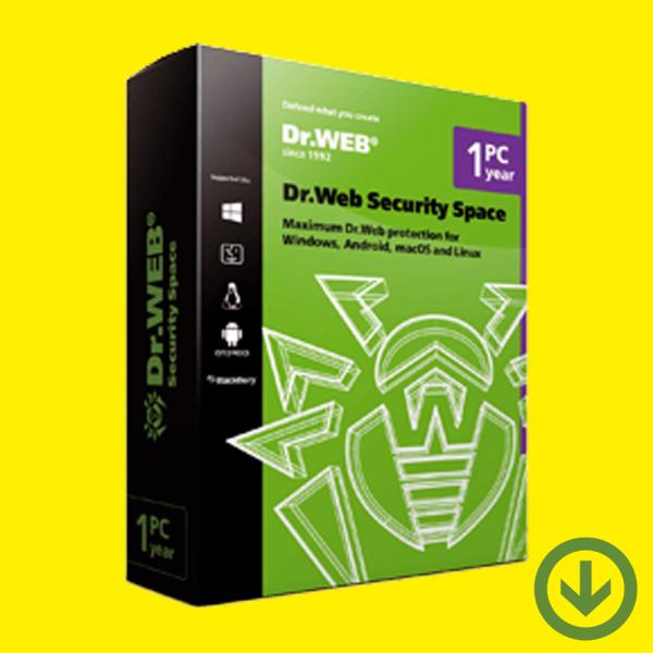 DR.WEB SECURITY SPACE (1年/1台) [ダウンロード版] | 安全なWEBサー...