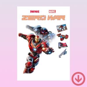 Fortnite アイアンマン ゼロ スキン バンドル (Iron Man Zero Outfit) [Epic Games版] / フォートナイト x マーベル: ゼロウォーズ シリーズのフルセット！