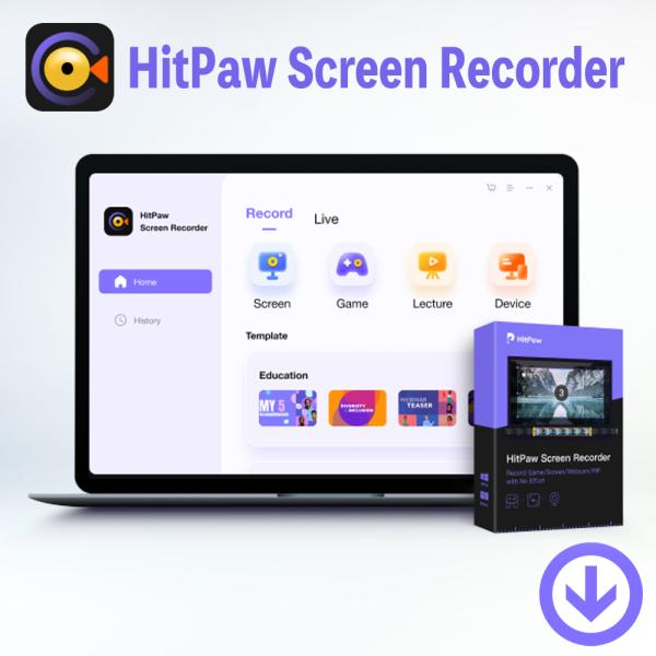 HitPaw Screen Recorder 日本語版 永続ライセンス [ダウンロード版] Wind...