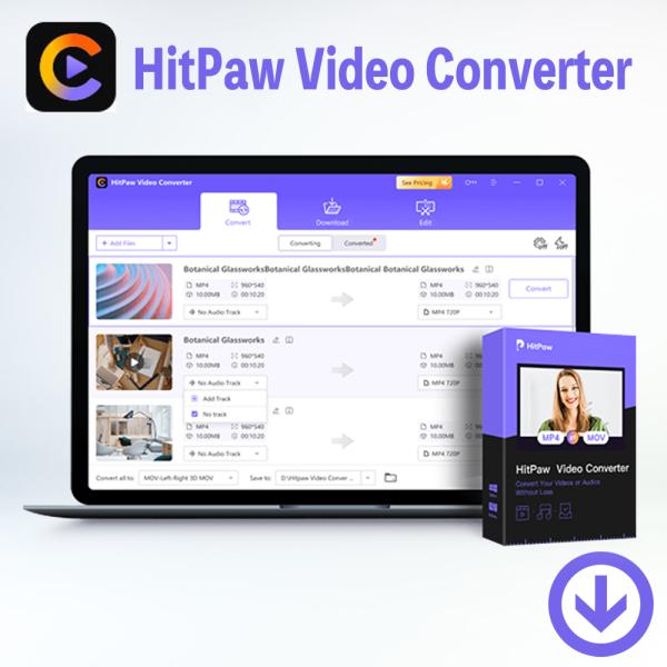 HitPaw Video Converter 日本語版 永続ライセンス [ダウンロード版] Wind...