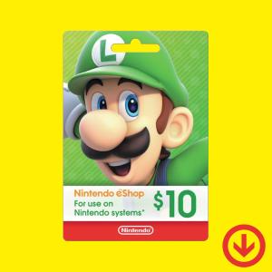 【コード通知】Nintendo eshop Card $10 / ニンテンドー eショップ カード 10ドル【北米版】｜ALL KEY SHOP JAPAN