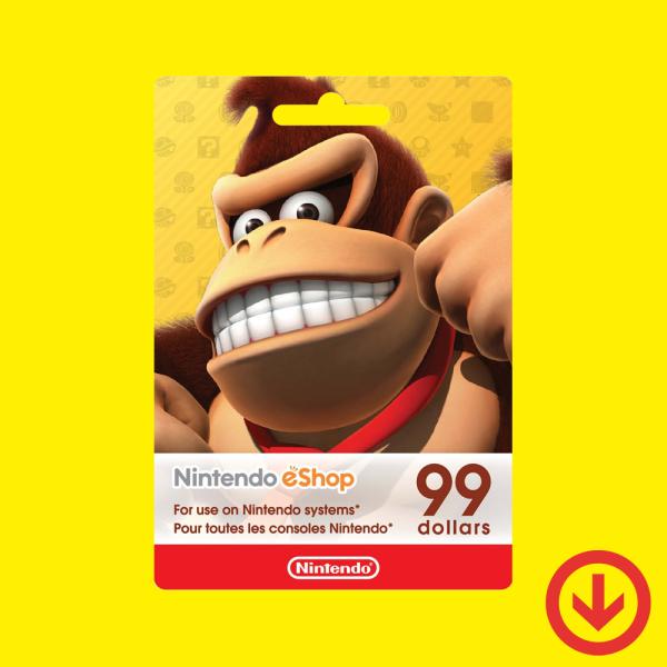 【コード通知】Nintendo eshop Card $99 / ニンテンドー eショップ カード ...