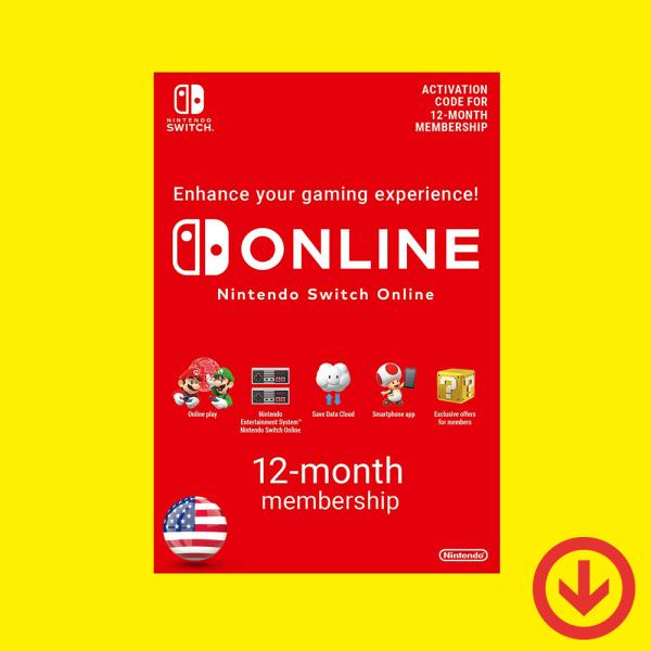 【北米版】Nintendo Switch Online Individual Plan（12か月）【...