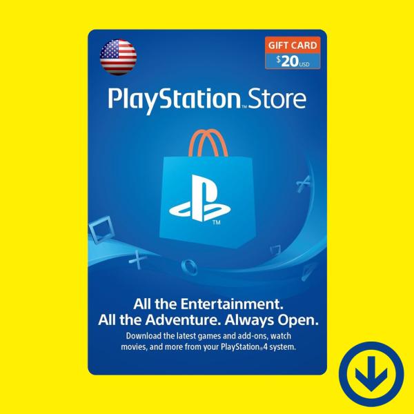 【コード通知】PlayStation Network Card $20 / プレイステーション ネッ...