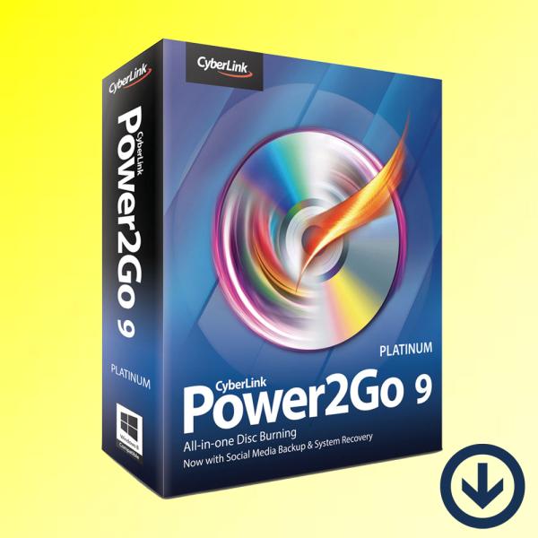 CyberLink ディスク書き込みソフト Power2Go 9 Platinum (Windows...