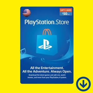 【コード通知】PlayStation Network Card $50 / プレイステーション ネットワークカード 50ドル【北米版 PSN】