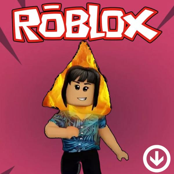 Roblox - 燃え上がるホットチップヘッド (Flaming Hot Chip Head) DL...