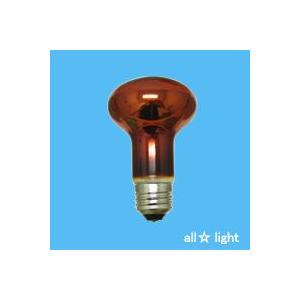 アサヒ　レフランプ　耐熱透明カラー（クリヤータイプ）　４０Ｗ　Ｅ２６口金　アンバー（金茶色）　R62...