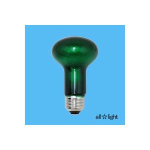 アサヒ　レフランプ　耐熱透明カラー（内面フロストタイプ）　４０Ｗ　Ｅ２６口金　グリーン（緑色）　R6...