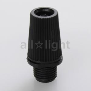 ★　ソケット用コードグリップ　ブラック（黒色）　Ｍ１０用　007 BLACK CORD GRIP ≪30個までクリックポスト対応≫