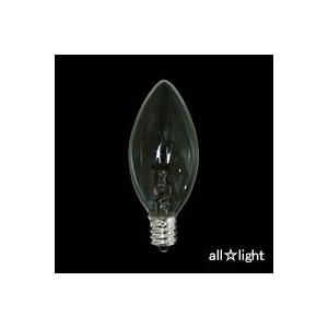 旭光電機工業 アサヒ 装飾電球（ローソク球） E12口金 C26