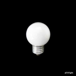 旭光電機工業 アサヒ ボール球 ホワイト E12口金 直径50mm