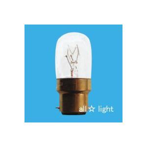 アサヒ　Ｔ２６　Ｂ２２Ｄ口金　クリヤー　１０Ｗ　T26 B22D 110V-10W(C)