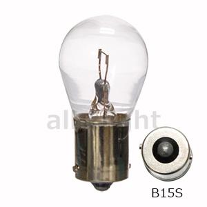 アサヒ　スタンド球　Ｂ１５Ｓ口金　クリヤー　１２Ｖ　１５ＣＰ　S25 B15S 12V-15CP｜alllight