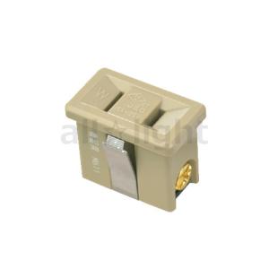 神保電器（JIMBO） 機器用配線器具 扉付はめ込コンセント 2P 15A 125V