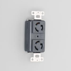 アメリカン電機 接地形2P 15A 250V 引掛形複式埋込コンセント 3120D