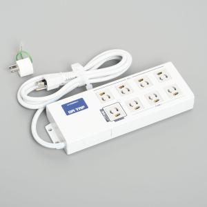 アメリカン電機 接地形2P 15A 125V パラタップ 抜止形8ヶ口 コード3M