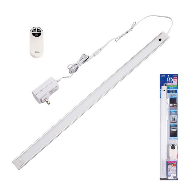 ＥＬＰＡ　LED多目的灯 Slim&amp;Flat LEDライト リモコンタイプ 全長約61cm 14.5...