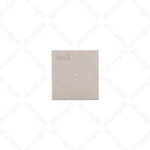 神保電器　artificシリーズ 埋込スイッチ操作板 表示灯付 ネーム入り(印刷ネーム:deck) ...