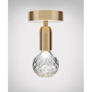 ＬＥＥ ＢＲＯＯＭ　リー・ブルーム シーリングライト 直付 LED電球付き(白熱電球100W相当 電球色 E26) クリア　CLEAR CRYSTAL BULB CEILING