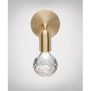 ＬＥＥ ＢＲＯＯＭ　リー・ブルーム ブラケット(壁掛け照明) 直付 LED電球付き(白熱電球100W相当 電球色 E26) クリア　CLEAR CRYSTAL BULB WALL