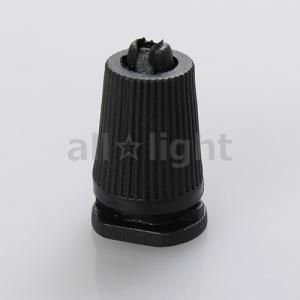 ★　角型引掛シーリングキャップ用コードグリップ　ブラック（黒色）　006 BLACK CORD GRIP ≪30個までクリックポスト対応≫