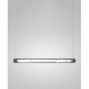 ＬＥＥ ＢＲＯＯＭ　リー・ブルーム ペンダントライト 天井直付 内蔵LED(電球色) BRASHED BRASS(ブラッシュドブラス) CRYSTAL TUBE PENDANT BRASHED BRASS