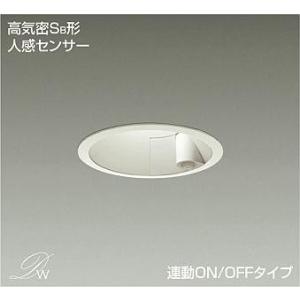DAIKO　人感センサー付　LEDダウンライト（LED内蔵）　電球色　白熱灯60Wタイプ　白　DDL-4498YW｜alllight