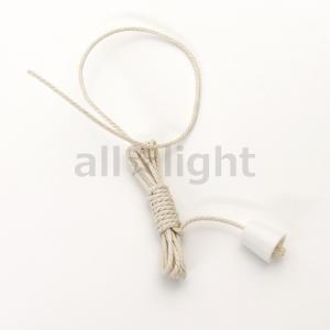 東芝　補修部品 キャノピースイッチ用ひも 引きひも 白 1000mm スイッチ用 ツマミ付　DS2611CYOHIMO ≪20個までクリックポスト対応≫