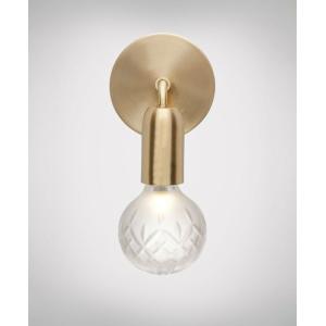 ＬＥＥ ＢＲＯＯＭ　リー・ブルーム ブラケット(壁掛け照明) 直付 LED電球付き(白熱電球100W相当 電球色 E26) フロスト　FROSTED CRYSTAL BULB WALL