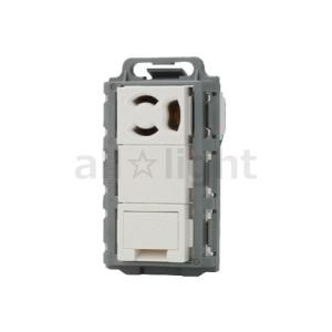 神保電器 神保電器 組み合わせ型露出ボックス CSB-F1N-PW用枠付け器具