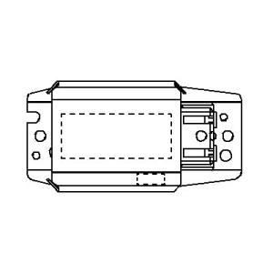 パナソニック　グロー式（スタータ形）蛍光灯用安定器　ＦＬ１５　１灯用　１００V　５０Ｈｚ　半田レス端子（ＳＬ端子）付　FZ15111394SW(GX1511MB-15)｜alllight