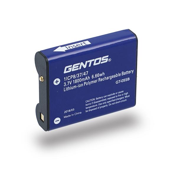 ＧＥＮＴＯＳ　専用充電池　ヘッドライト用　GT-05SB