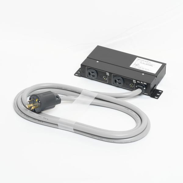 アメリカン電機　接地形2P 30A 125V (NEMA L5-30)　コンセントバー 抜止形(分岐...