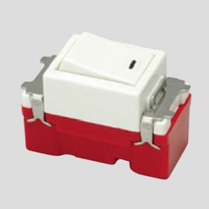 神保電器（JIMBO） ニューマイルドビー 埋込マークスイッチ 両切 15A