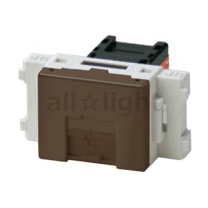 神保電器（JIMBO） LAN用埋込モジュラージャック Cat6A対応 LAN文字 