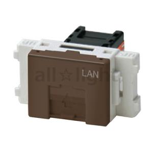 神保電器（JIMBO） LAN用埋込モジュラージャック Cat6A対応 LAN文字