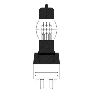 松村電機 JP型ハロゲン電球 100V 500W 3050K 500h GYX9.5口金