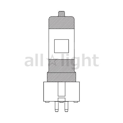 冨士電球　ハロゲン電球 ＪＳ（ＪＩＳ名称：ＪＰ）　ステージ・スタジオ用大型タイプ　ＧＸ９．５口金　１...