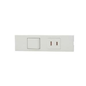 ピュアホワイト PW KAG2512 3路スイッチ+コンセントセット 神保電器