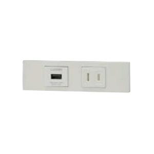 神保電器（JIMBO） NKシリーズ 家具・機器用3路スイッチ+コンセント+