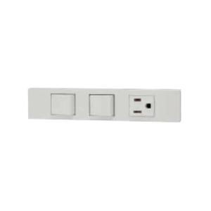 神保電器（JIMBO） NKシリーズ 家具・機器用3路スイッチ+コンセント+