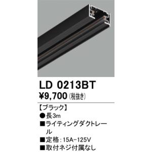 ＯＤＥＬＩＣ　ライティングダクトレール　長3m　ブラック　LD0213BT