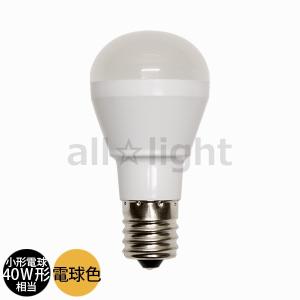 東芝　ＬＥＤ電球　ミニクリプトン形(小形電球形)　断熱材施工器具対応　広配光　電球色　Ｅ１７口金　ミニクリプトン電球４０Ｗ形相当　LDA4L-G-E17/S/40W2｜alllight