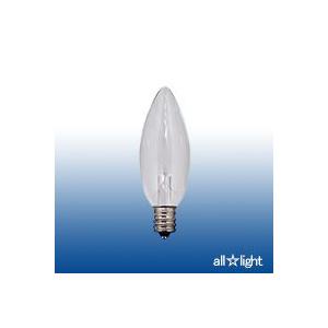 ＥＬＰＡ　エルパボール　ＬＥＤ電球 ＬＥＤ装飾電球　シャンデリアタイプ　クリア(透明)　０．５Ｗ　電球色相当　Ｅ１２口金　１５ｌｍ　LDC1CL-G-E12-G316｜alllight