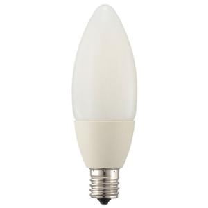 オーム電機　LEDフィラメントタイプ電球　シャンデリア球形　ホワイトタイプ　シャンデリア球60W相当　電球色　Ｅ１７口金　LDC6L-E17 W6(06-3473)｜alllight